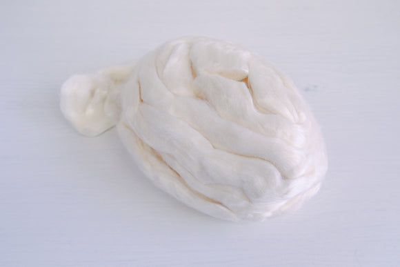 pure silk fibre - natural